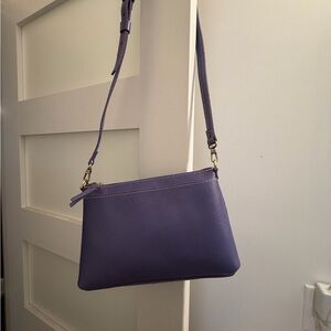 Portland Leather Poppy Purse Crossbody Bag in Rare Morning Glory NIB